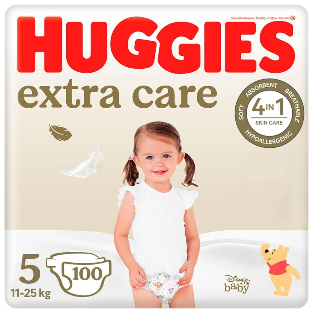 Huggies mesačné balenie Extra Care č.5 - 100ks
